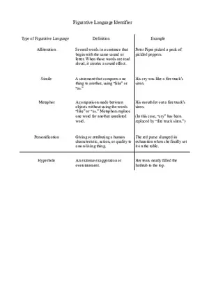 Figurative Language Identifier