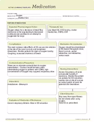 Oxygen Learning Template