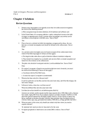 Computer Forensics and Investigations Ch.4