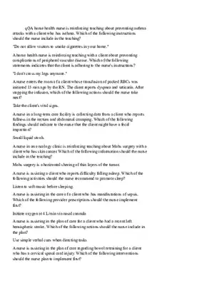 Adult Medical Surgical Practice