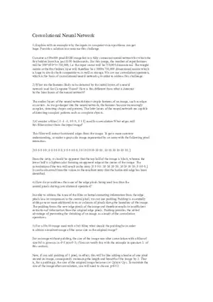 Convolutional Neural Network