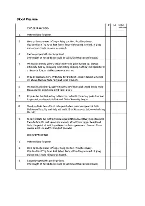 Blood Pressure Methods