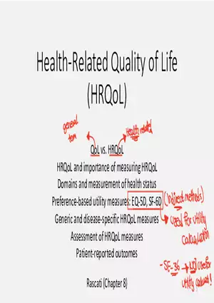 Health-Related Quality of Life