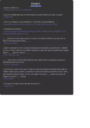 Sociology Exam 1 Answers