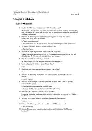 Computer Forensics and Investigations Ch.7