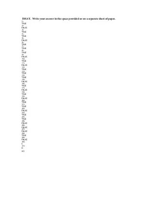 Information Systems and Design Final Exam Answer Key