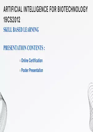 Artificial Intelligence for Biotechnology