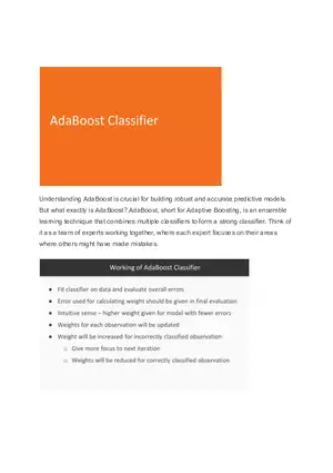 AdaBoost Classifier