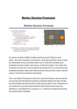 Markov Decision Processes