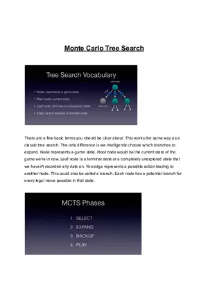 Monte Carlo Tree Search