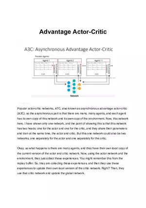 Advantage Actor-Critic