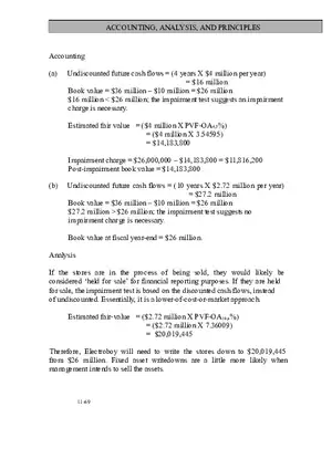 Chapter 11 Accounting, Analysis, and Principles