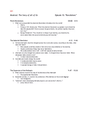 The Story of All of Us Episode 10 Revolutions