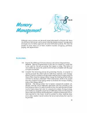 Chapter 8 Memory Management