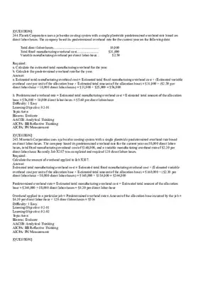 Ch2, Job-Order Costing Calculating Unit Product Costs Part 15