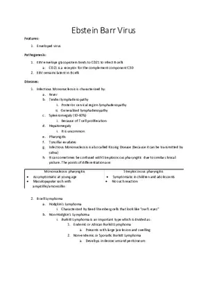 Ebstein Barr Virus