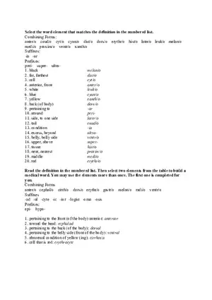 The Word Element That Means Short Is