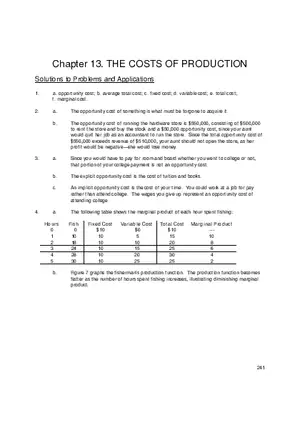 Chapter 13. The Costs of Production