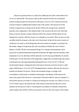 Study of Catecholase Activity
