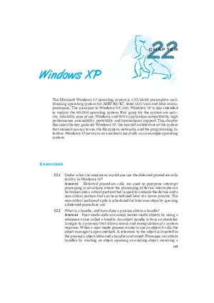 Chapter 22 Windows XP