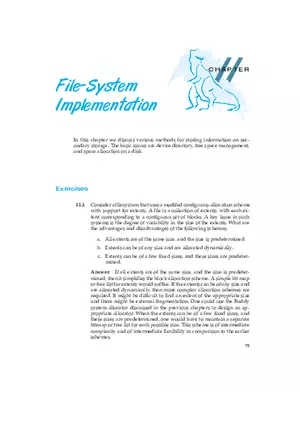 Chapter 11 File-Systems Implementation