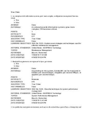 Chapter 12 Managing Systems Support and Security
