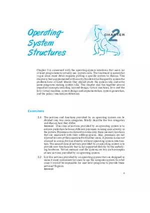 Chapter 2 Operating-System Structures