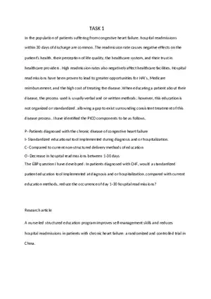 CHF Hospital Readmission Rates