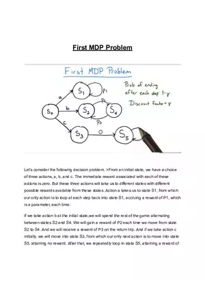First MDP Problem