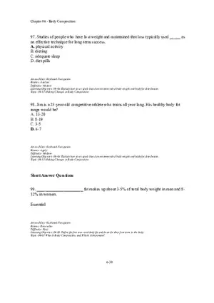 Chapter 06 Body Composition Part 4