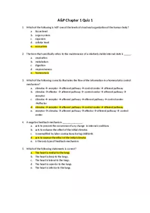 A&P Chapter 1 Quiz 1