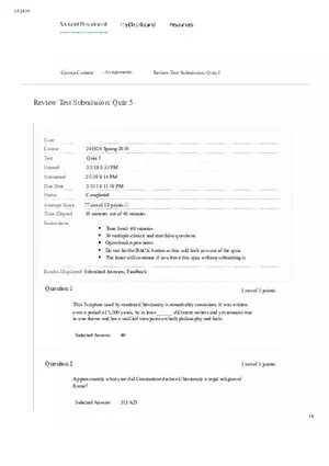 Submission Quiz 5