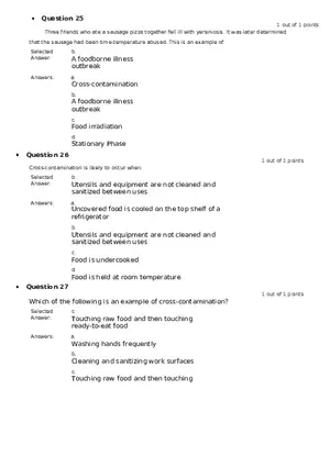 Servsafe Practice Exam Part 19