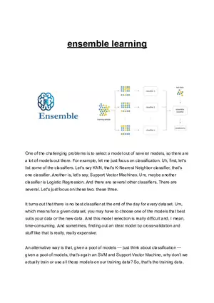 Ensemble Learning