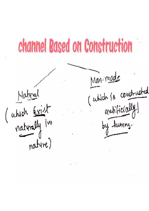 Channel Based on Construction