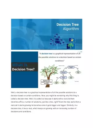 Decision Tree Algorithm