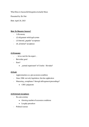 What Does A Successful Integration Actually Mean
