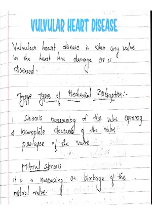 Vulvular Heart Disease