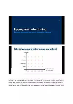 Hyperparameter Tuning