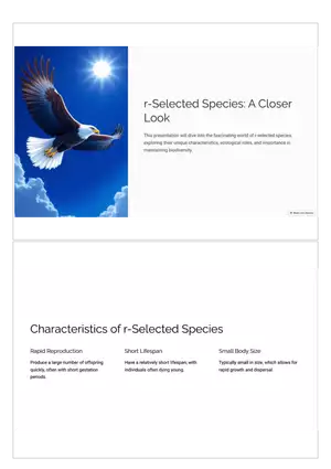 r-Selected Species: A Closer Look