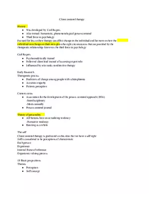 Client Centered Therapy