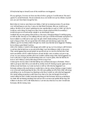 The Unraveling of Friendship Montresor's Perspective