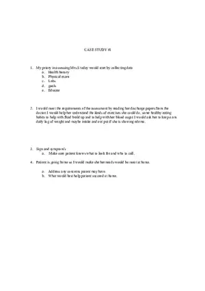 My Priory in Assessing Mrs.S Today Would Start by Collecting Data