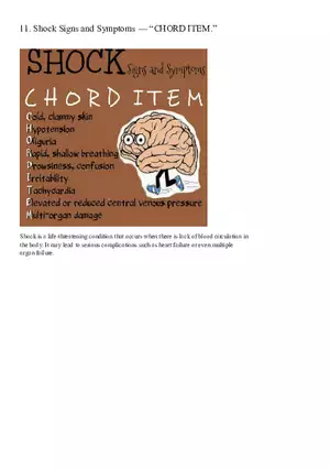 Must Have Nursing Mnemonics Part 2