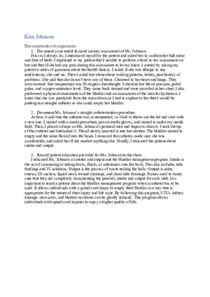 Kim Johnson Final - Case Study Clinical