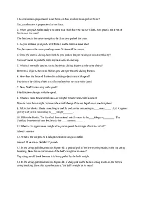 Physic Force Homework