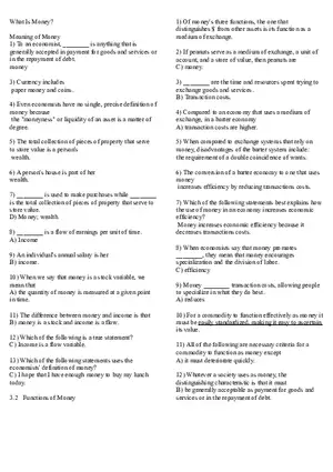 What Is Money (Meaning of Money)