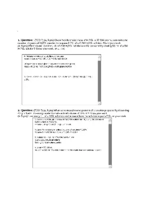 Molar Mass and Peptide