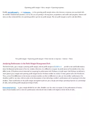Strategic Profit Model - Retail Management 2