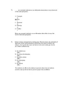Managing Diverse Employees in a Multicultural Environment Answer Key Part 3